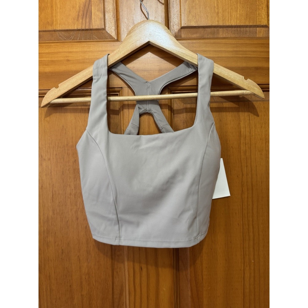 Avia Square Neck‎ Sports Bra for Women Medium Support Gray Size Small - NWT - Picture 5 of 7